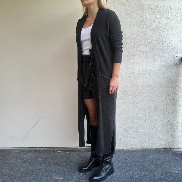 Zara Maxi Cardigan - Dark Green - S + 2 OUTFIT OPTIONS - Picture 7 of 9